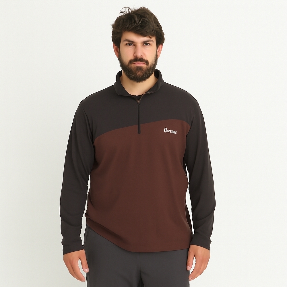 𝅺ORAGE ¼  Zip Performance Outdoor Hiking Pullover Mid Layer - Men's XXL